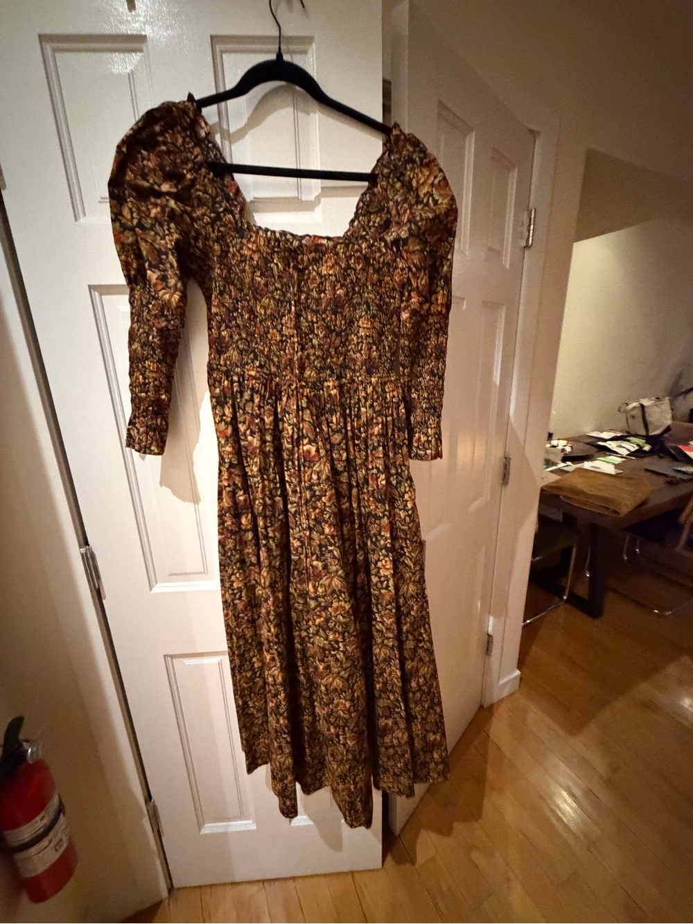 DOEN BIJOU DRESS -- NOIR REVE DES JARDINS size Large - Picture 6 of 7